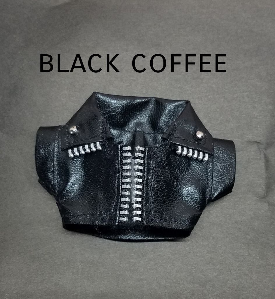 ぬい服 レザージャケット 12cmサイズ