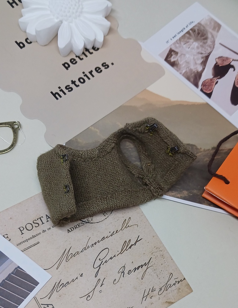 ぬい服 ハンチング帽 トレンチコート レザーバッグ 10cm 12cmサイズ