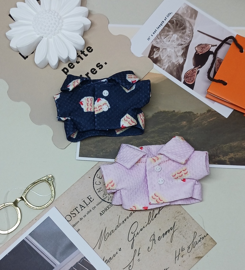 ぬい服 ハンチング帽 トレンチコート レザーバッグ 10cm 12cmサイズ