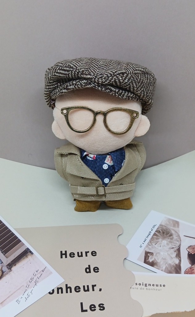 ぬい服 ハンチング帽 トレンチコート レザーバッグ 10cm 12cmサイズ