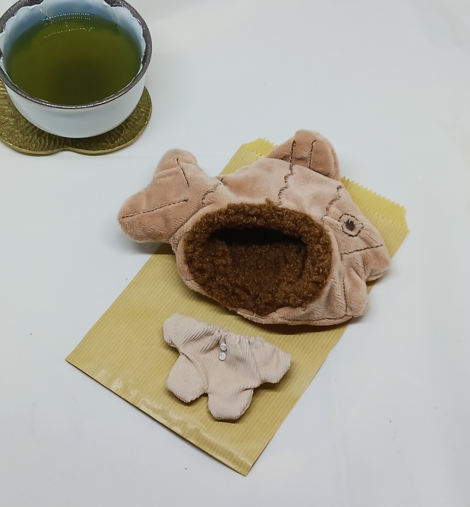 ぬい服 たい焼き 10cm 12cm サイズ