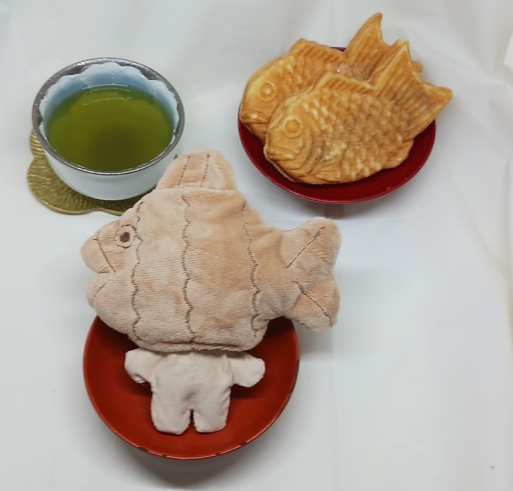 ぬい服 たい焼き 10cm 12cm サイズ