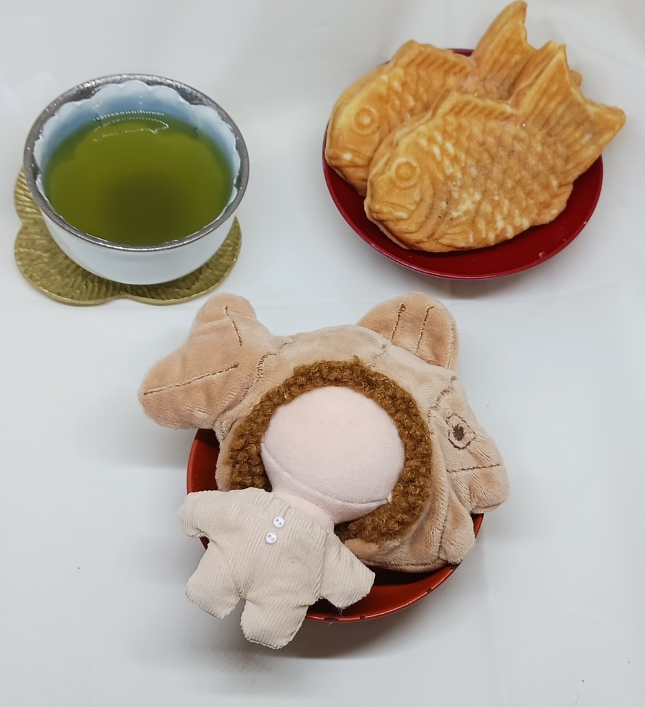 ぬい服 たい焼き 10cm 12cm サイズ