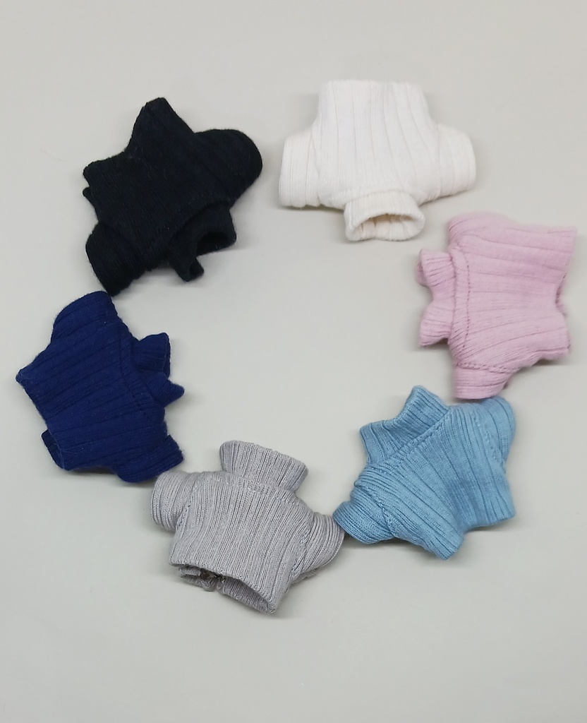 ぬい服　タートルネックリブニットセーター　10ｃｍ　12ｃｍ　サイズ