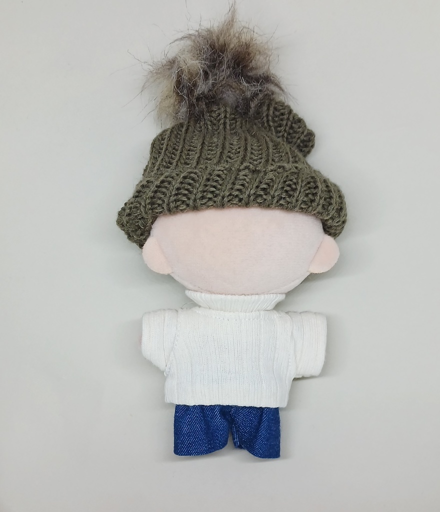 ぬい服 タートルネックリブニットセーター 10cm 12cm サイズ