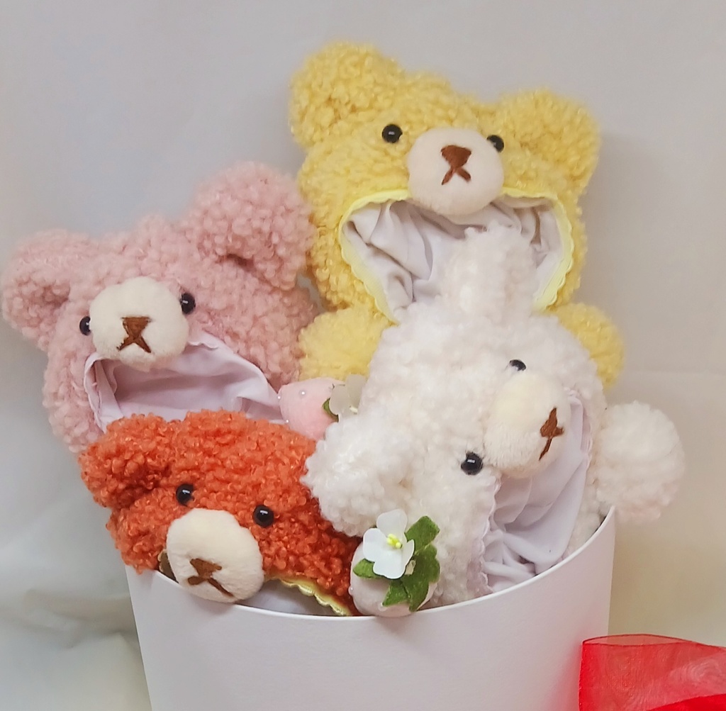 ぬい服 テディベア 着ぐるみ 苺 10cm 12cmサイズ