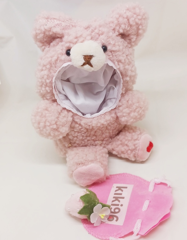 ぬい服 テディベア 着ぐるみ 苺 10cm 12cmサイズ
