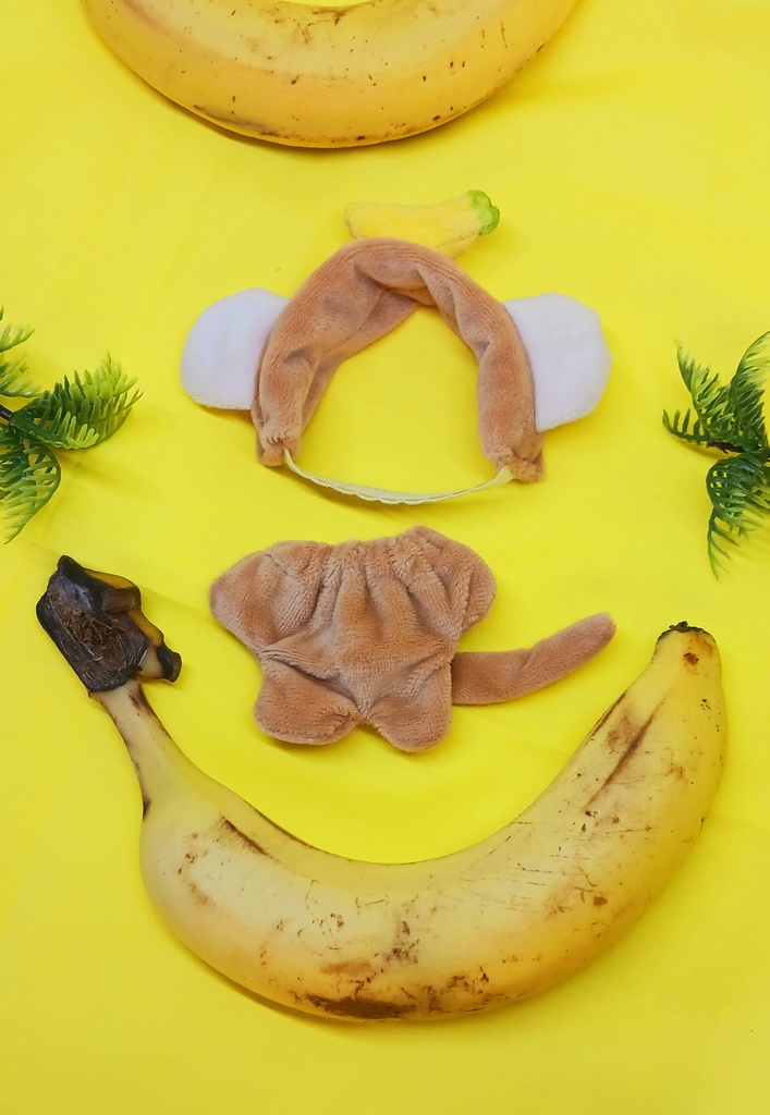 ぬい服 モンキー バナナ セット 10cm 12cmサイズ