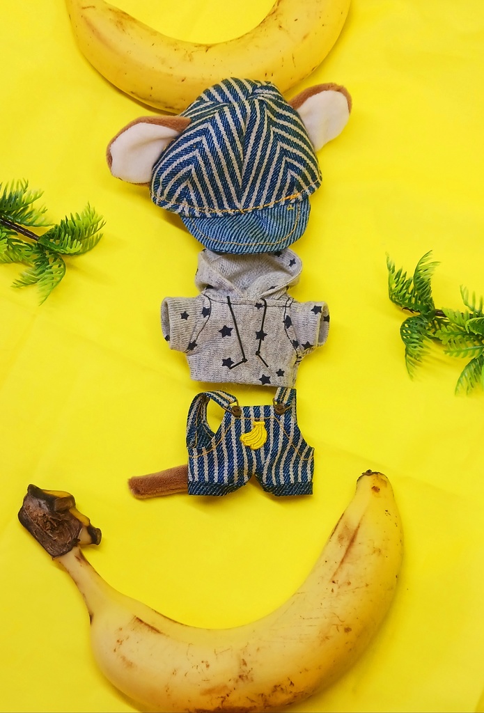 ぬい服 モンキー バナナ セット 10cm 12cmサイズ