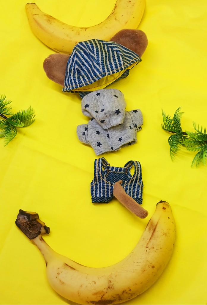 ぬい服 モンキー バナナ セット 10cm 12cmサイズ