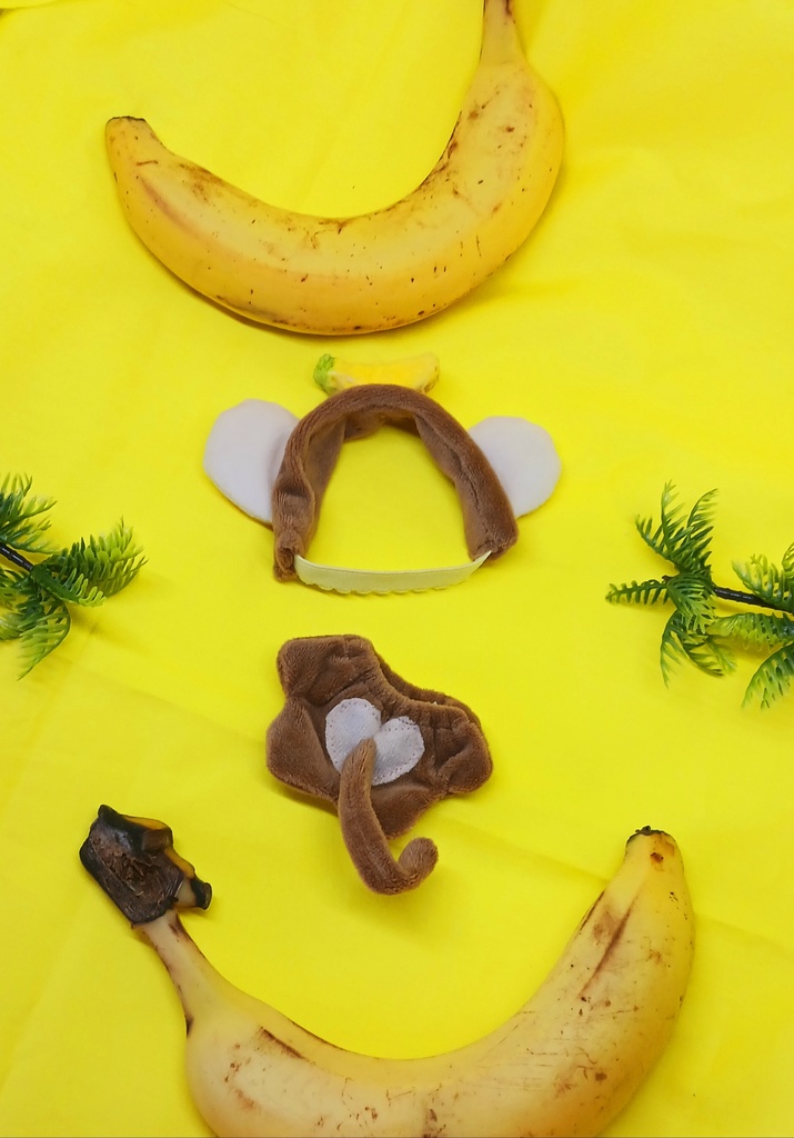 ぬい服 モンキー バナナ セット 10cm 12cmサイズ