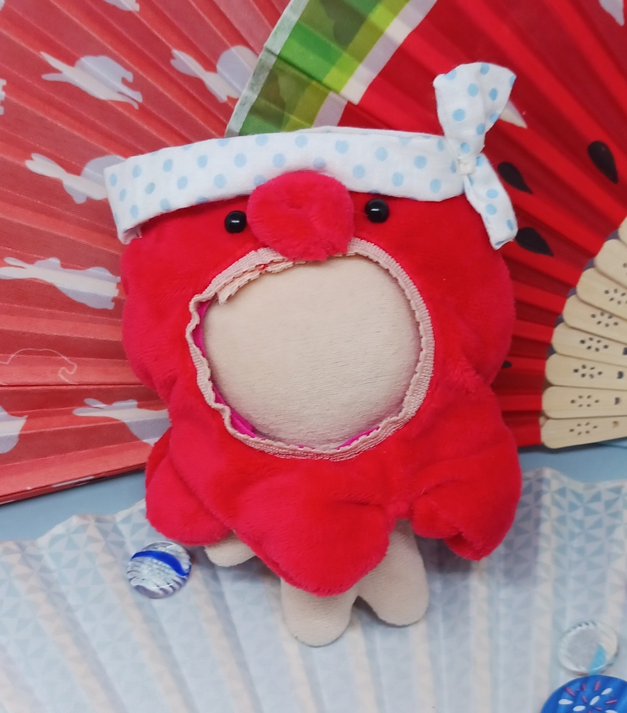 ぬい服 かき氷 タコ焼き 被り物 10cmサイズ 12cmサイズ