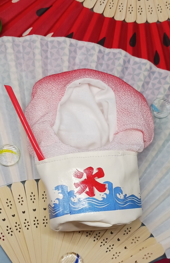 ぬい服 かき氷 タコ焼き 被り物 10cmサイズ 12cmサイズ