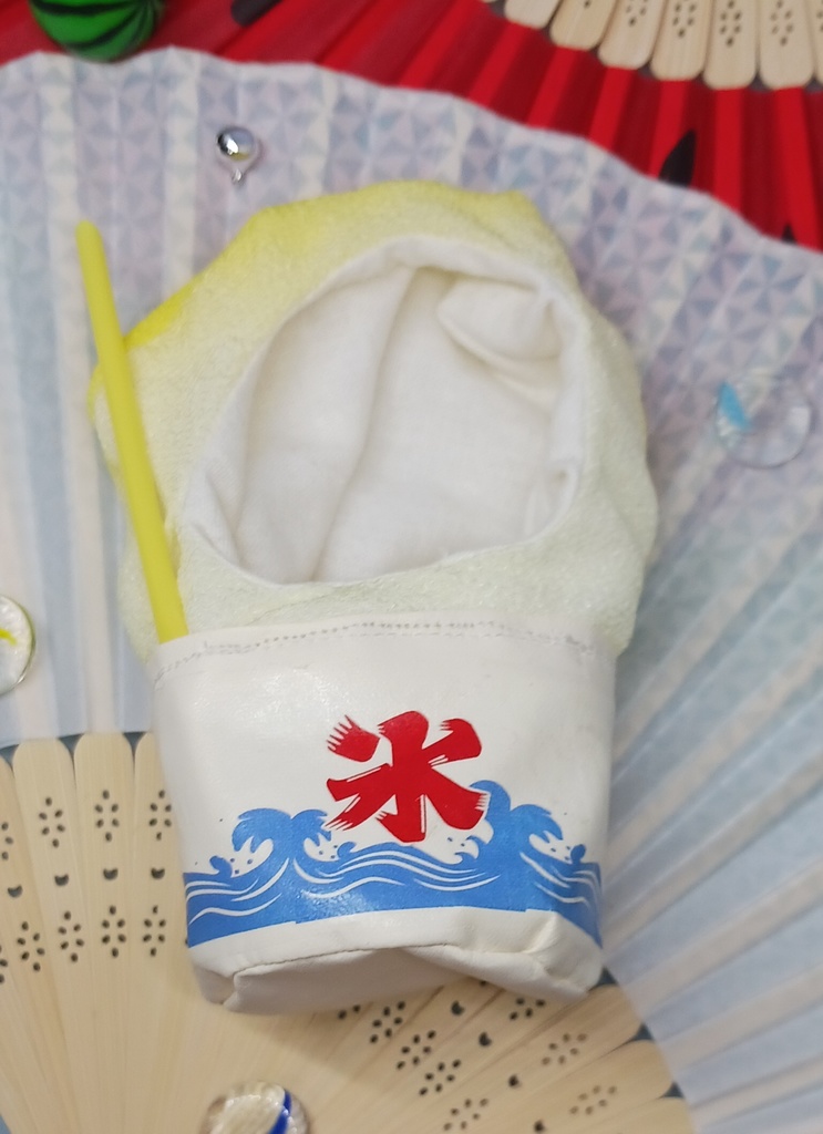 ぬい服 かき氷 タコ焼き 被り物 10cmサイズ 12cmサイズ