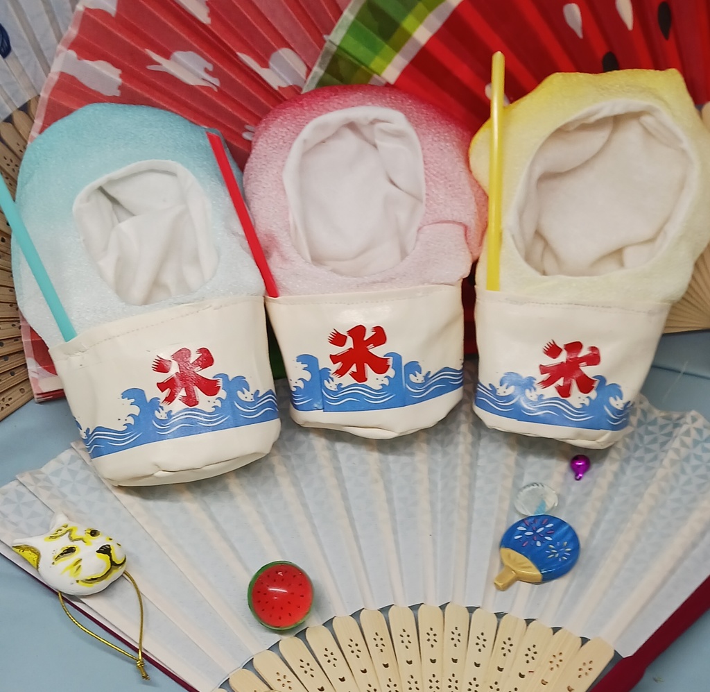 ぬい服 かき氷 タコ焼き 被り物 10cmサイズ 12cmサイズ