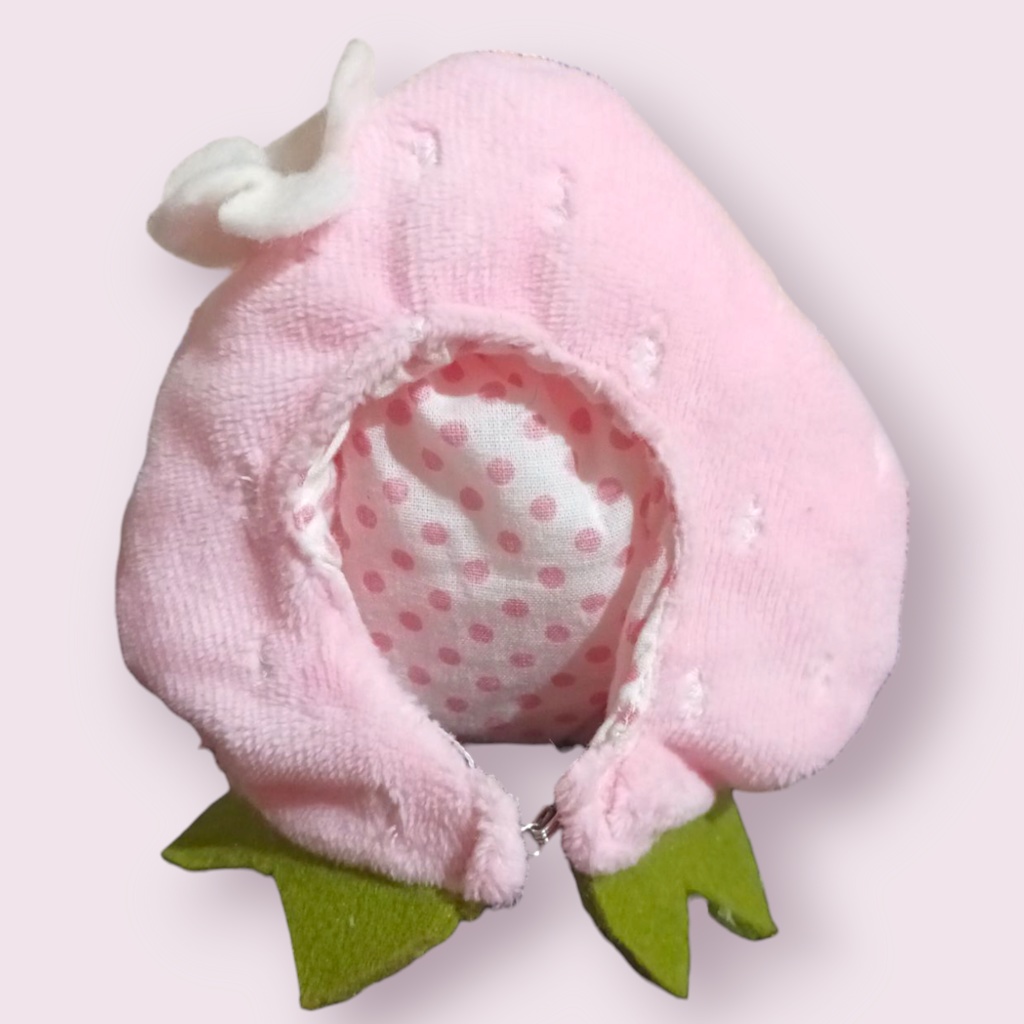 ぬい服 苺被り物 10cm 12cmサイズ