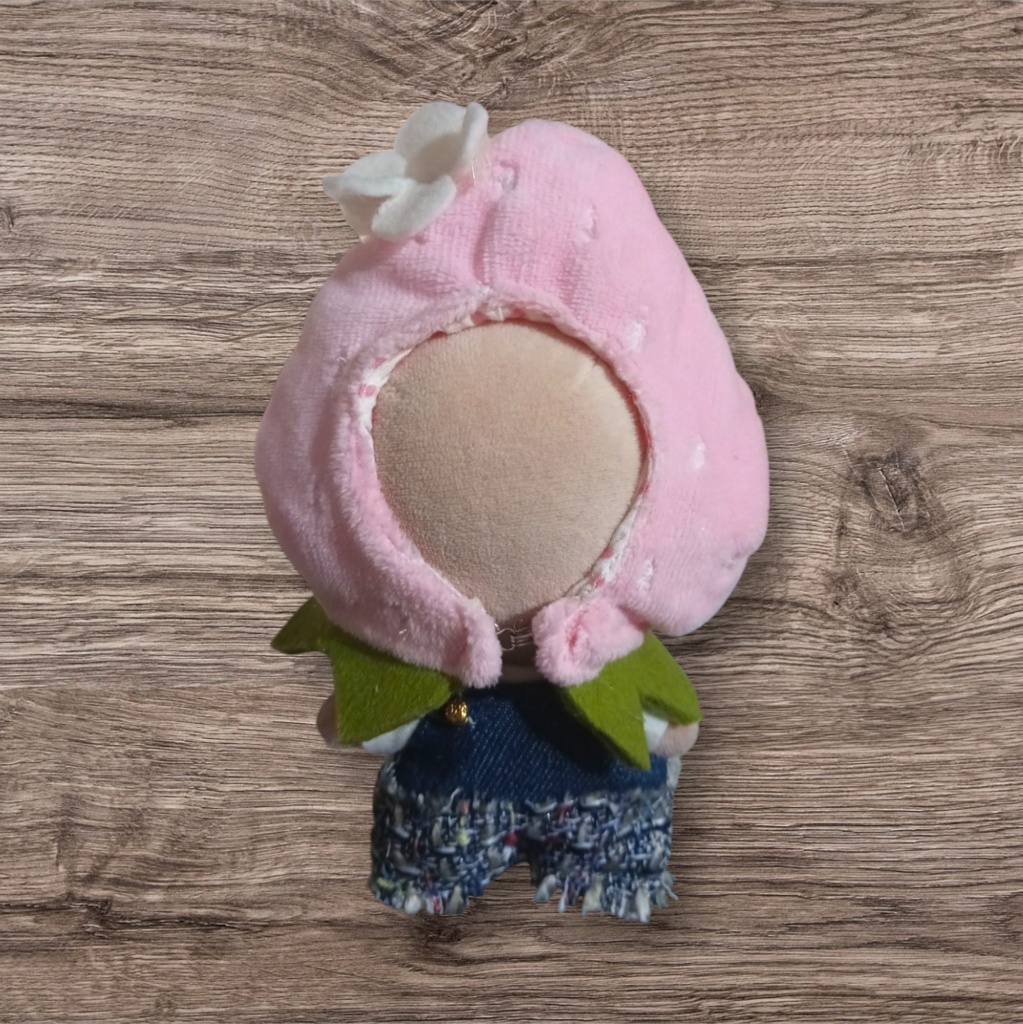 ぬい服 苺被り物 10cm 12cmサイズ