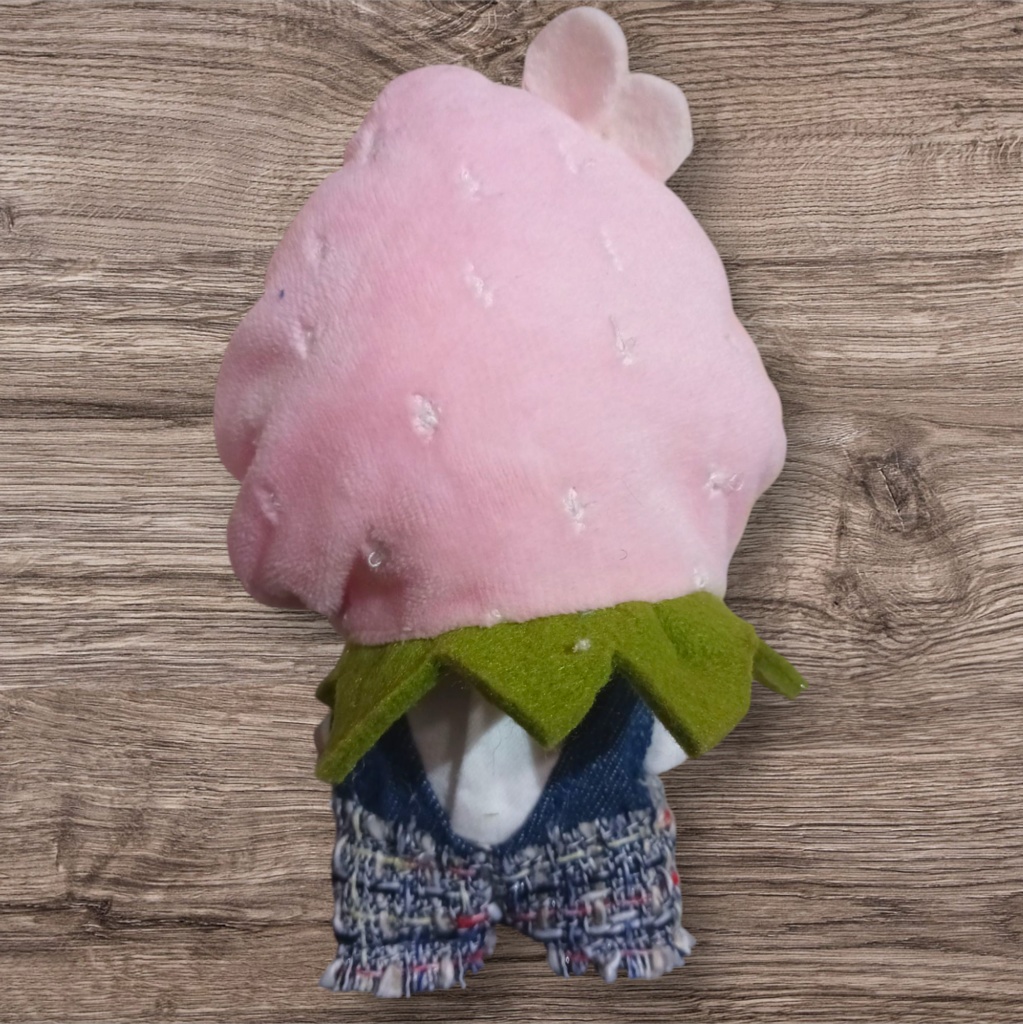 ぬい服 苺被り物 10cm 12cmサイズ