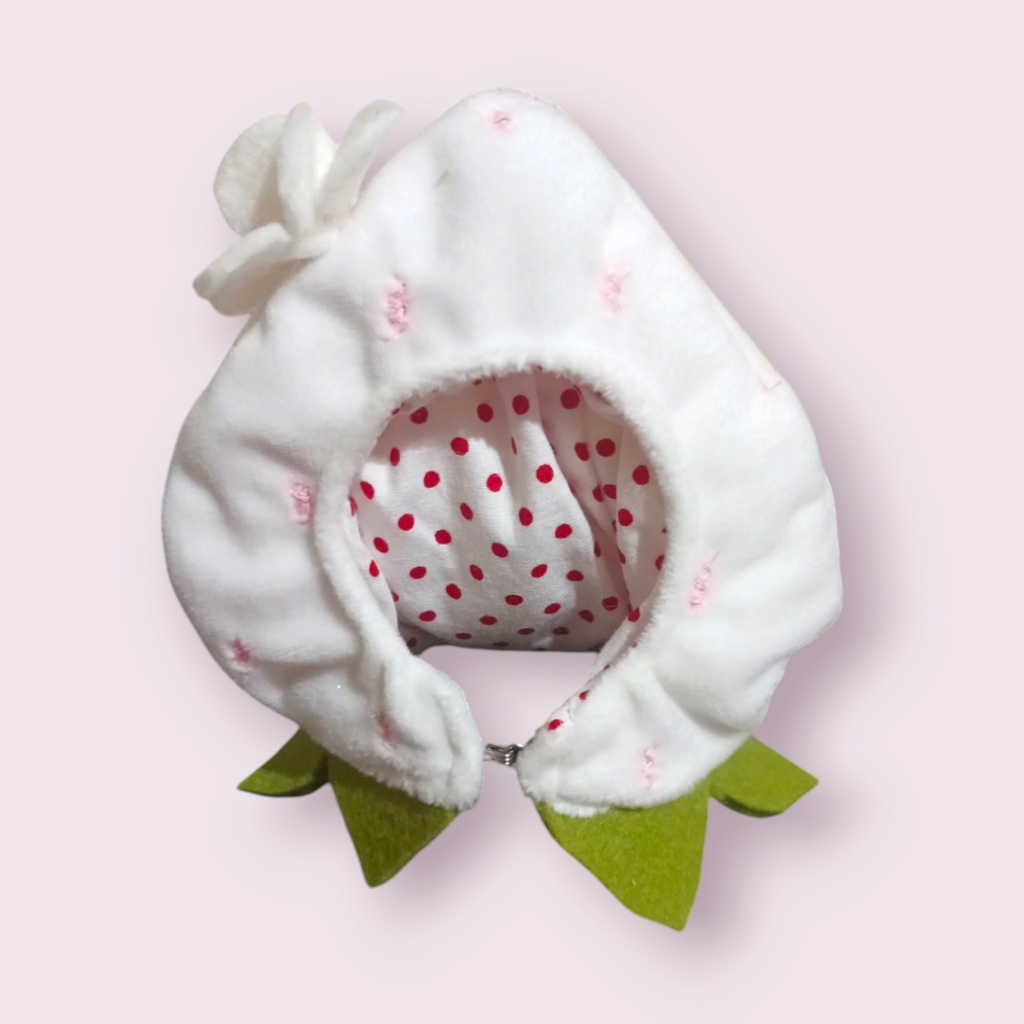 ぬい服 苺被り物 10cm 12cmサイズ