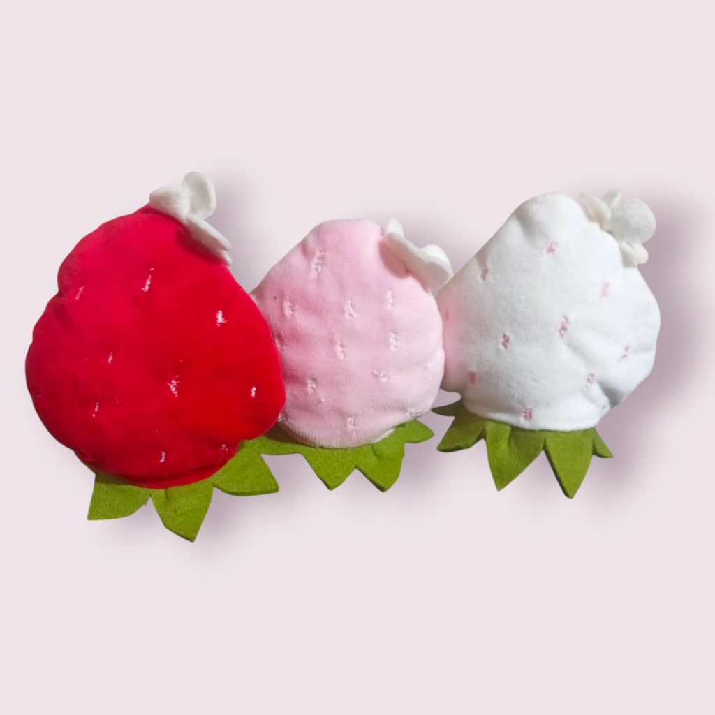 ぬい服 苺被り物 10cm 12cmサイズ