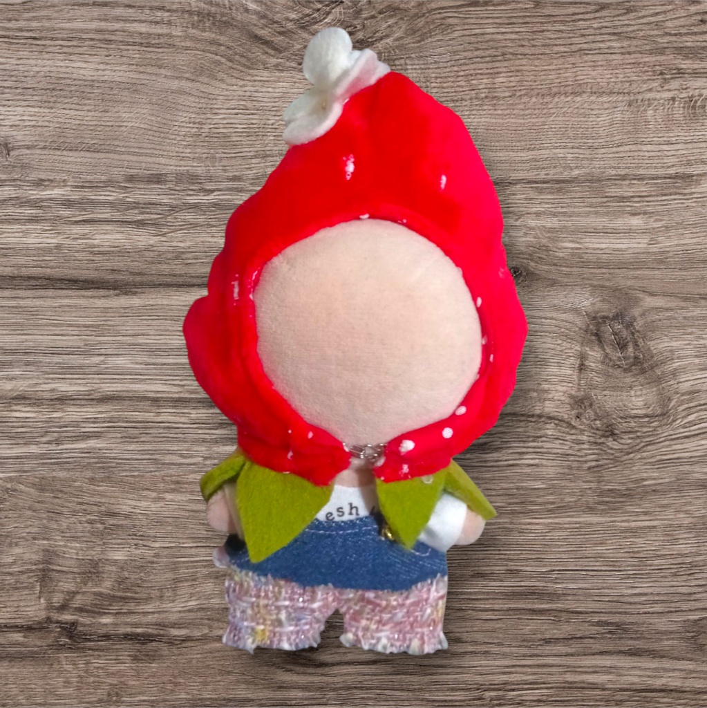 ぬい服 苺被り物 10cm 12cmサイズ