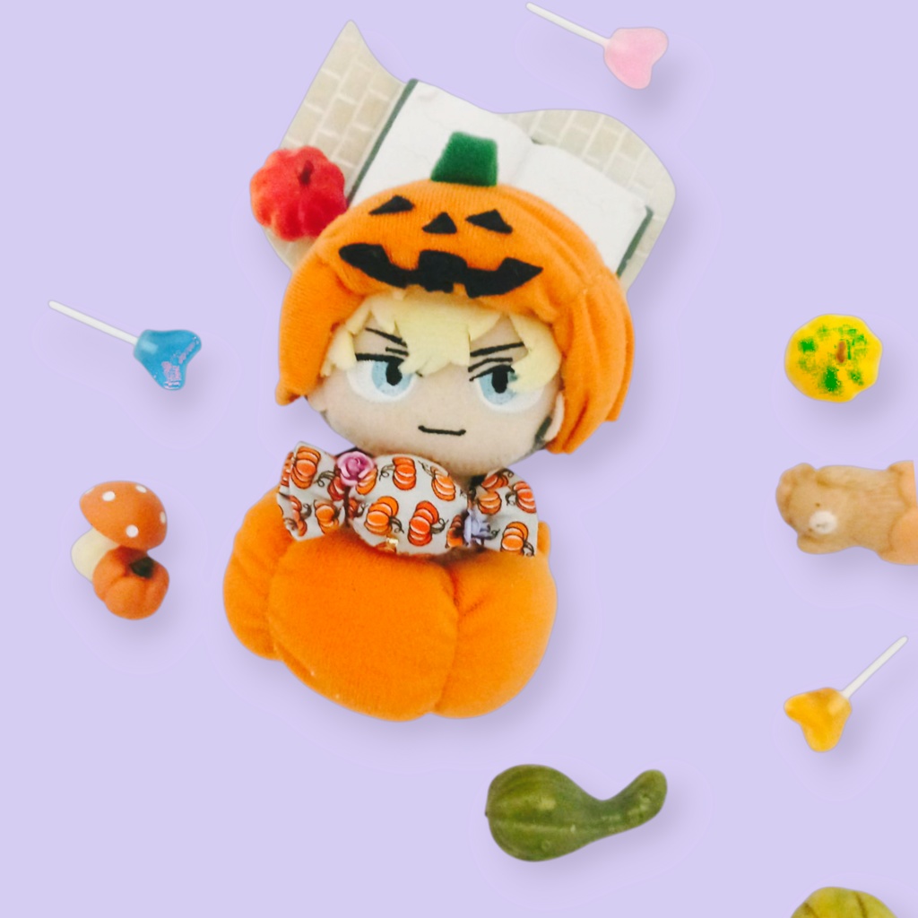 ぬい服 ハロウィン かぼちゃ ミイラ 黒猫 セット 10cm 12cmサイズ