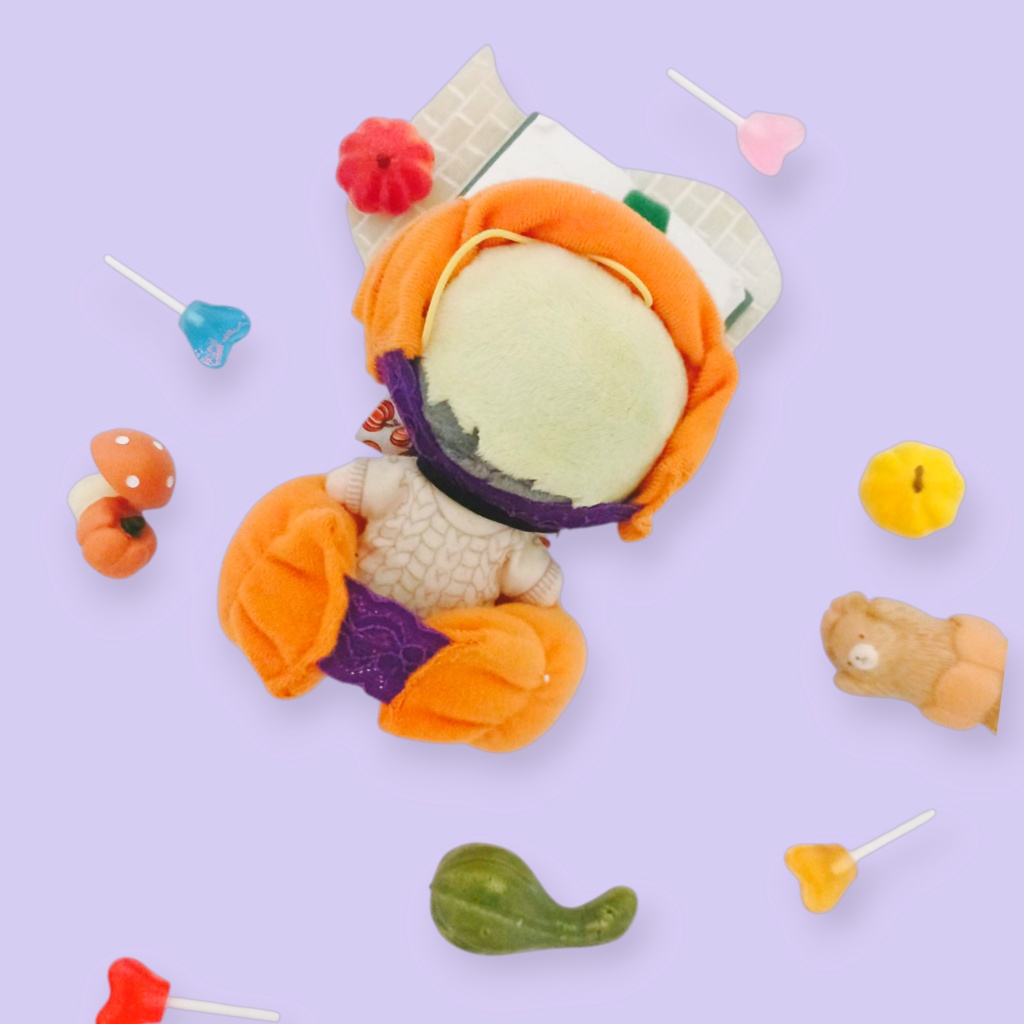 ぬい服 ハロウィン かぼちゃ ミイラ 黒猫 セット 10cm 12cmサイズ