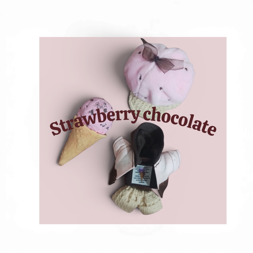 ぬい服 アイスクリーム セット 10cmサイズ 12cmサイズ