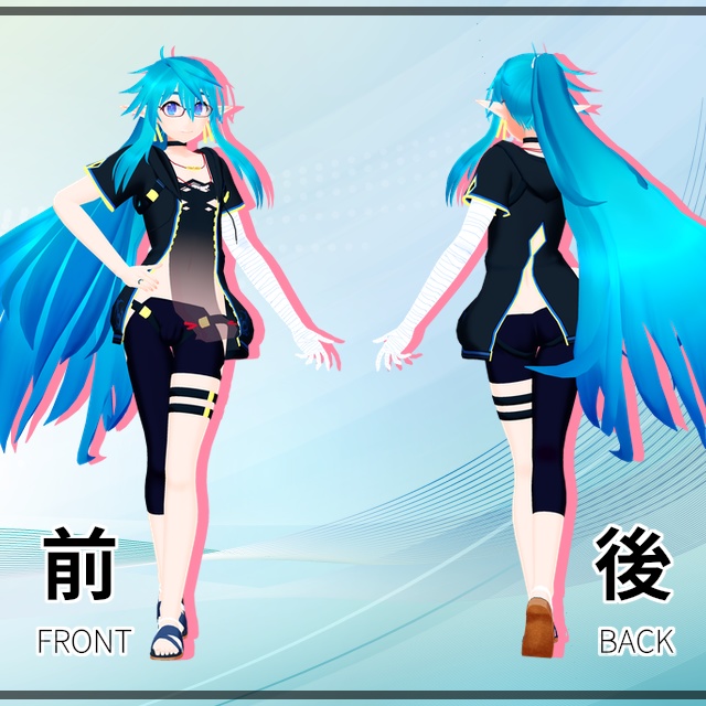 オリジナル3Dモデル「永瀬ミラ」Ver.220430