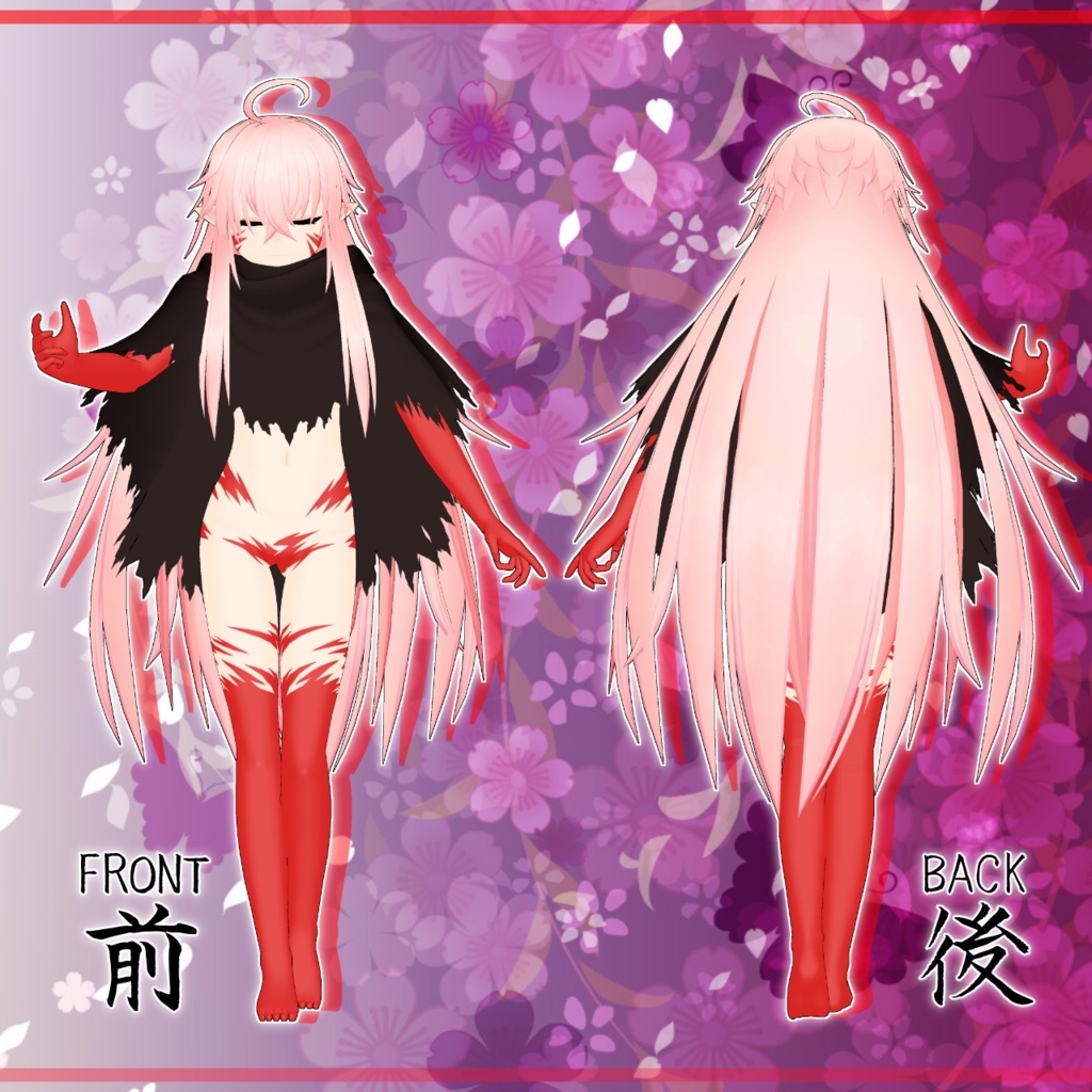 オリジナル3Dモデル「桜姫」Ver.220426