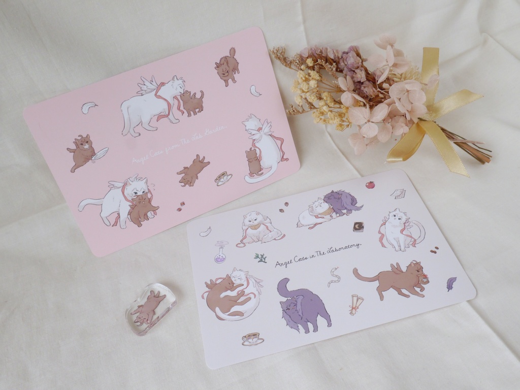 おまけポスカ付き!天司ねこちゃん自立アクリルスタンド