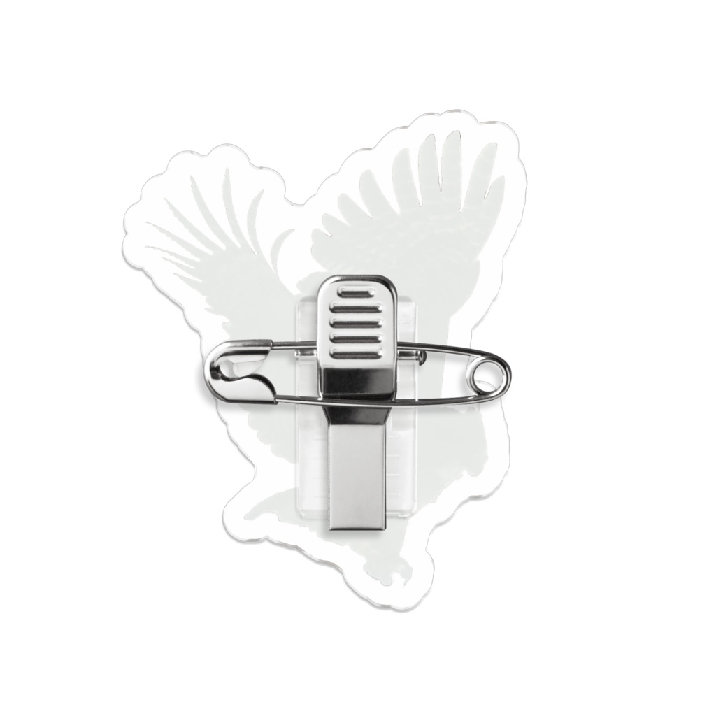 シマフクロウ‐アクリルバッジ