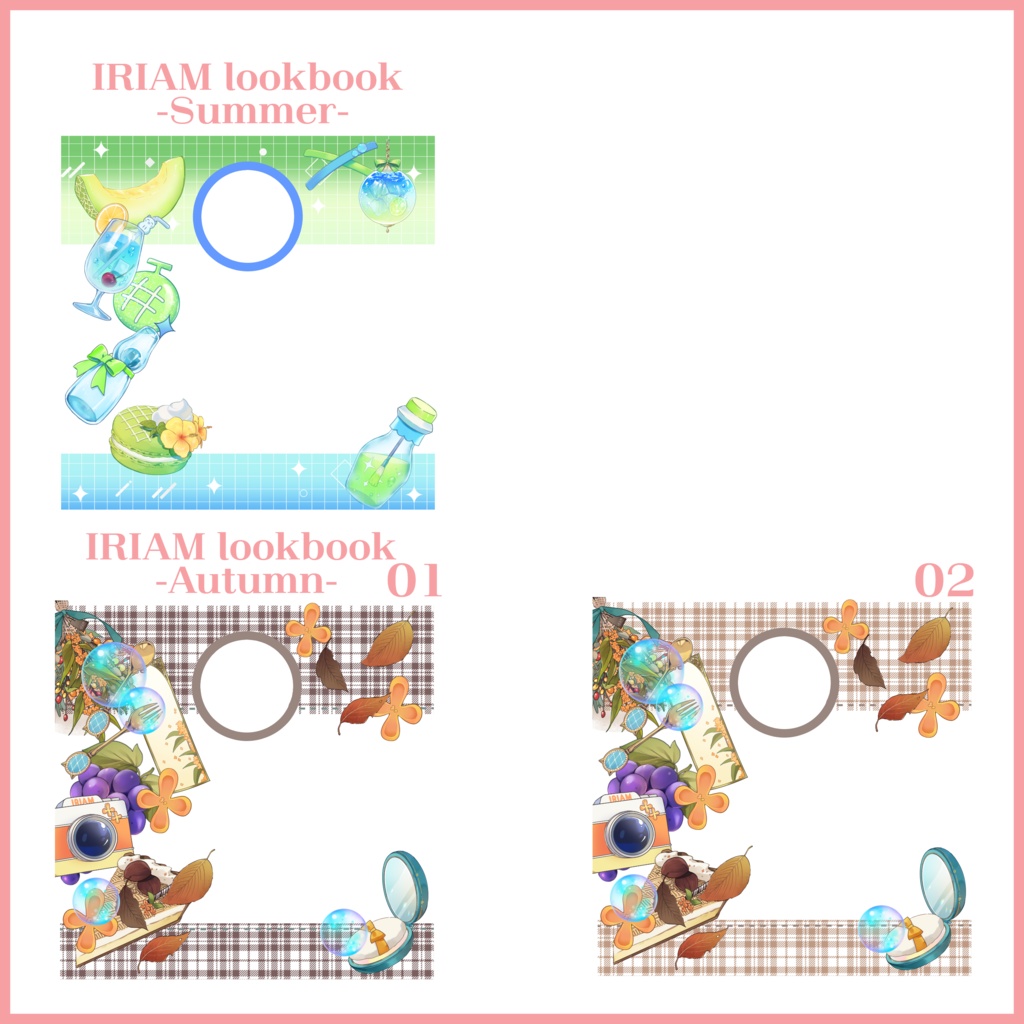 【無料素材】IOS用リザルトフレーム(IRIAM LABO素材(2024年))