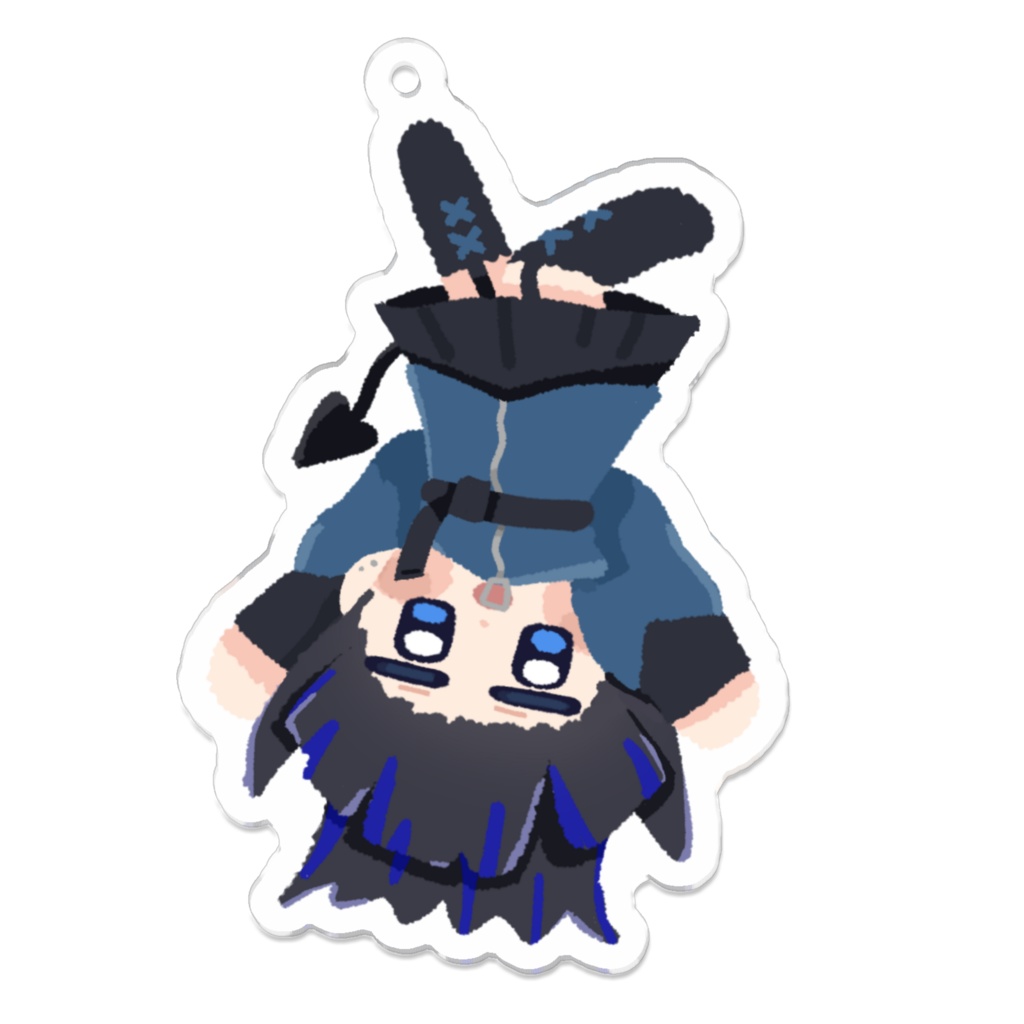 黒崎ゆみ ぶら下がりアクキー 70x70mm