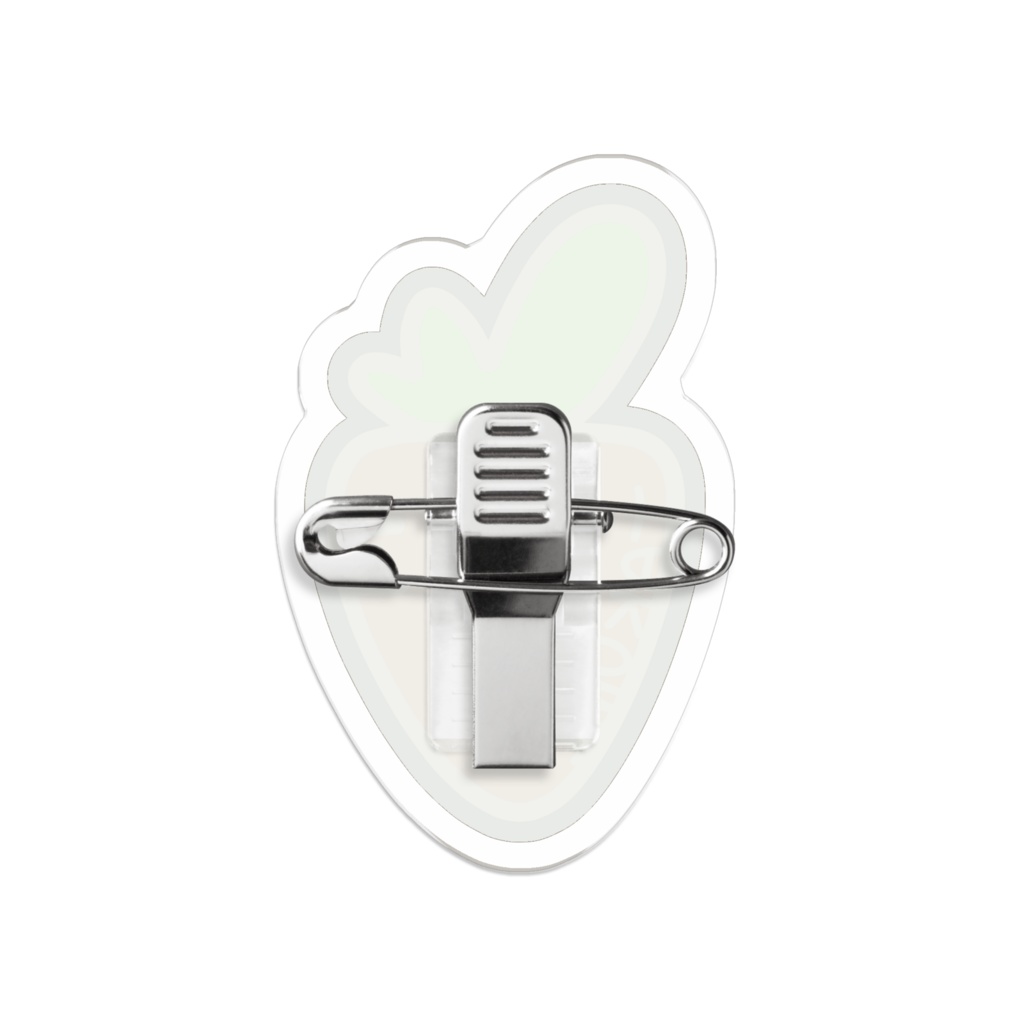 【まかぱれ!】アクリルバッジ50mm/もとよしたくみのにんじん