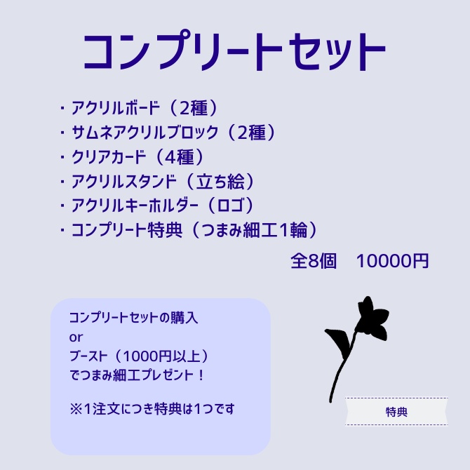 誕生日&1周年記念グッズ