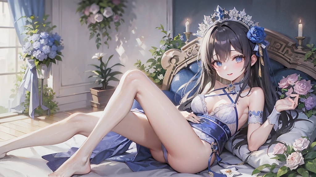 【特別コレクション】Blue Rose & Memories - 高精細デジタルアート 8枚セット (商用利用ライセンス付)
