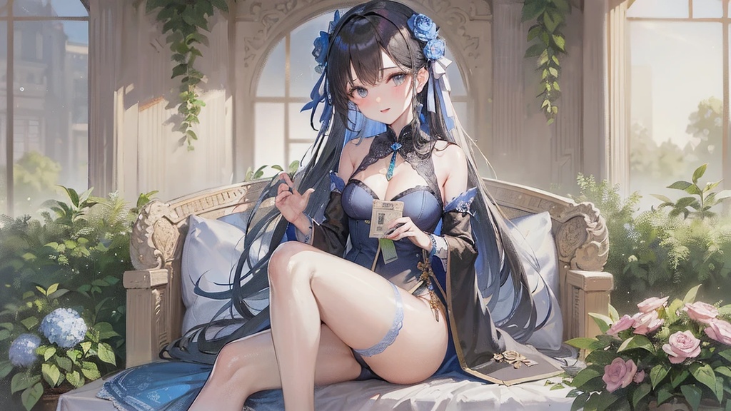 【特別コレクション】Blue Rose & Memories - 高精細デジタルアート 8枚セット (商用利用ライセンス付)