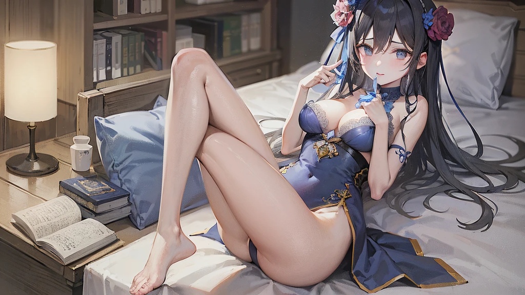 【特別コレクション】Blue Rose & Memories - 高精細デジタルアート 8枚セット (商用利用ライセンス付)
