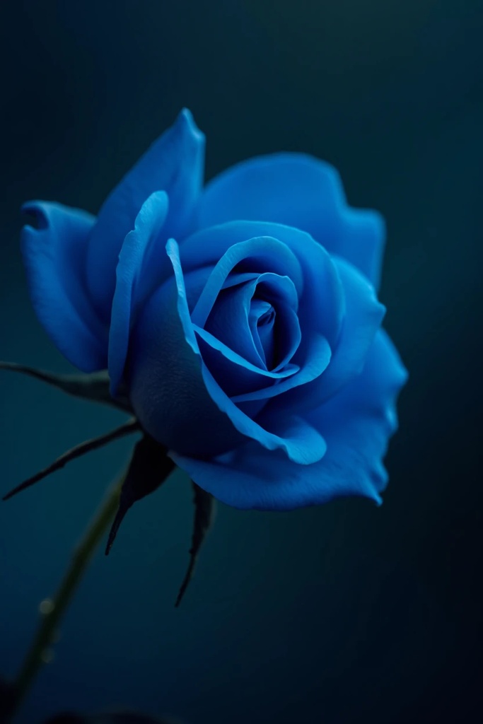 【特別コレクション】Blue Rose - Elegance Collection - 高精細デジタルアート 8枚セット (商用利用ライセンス付)