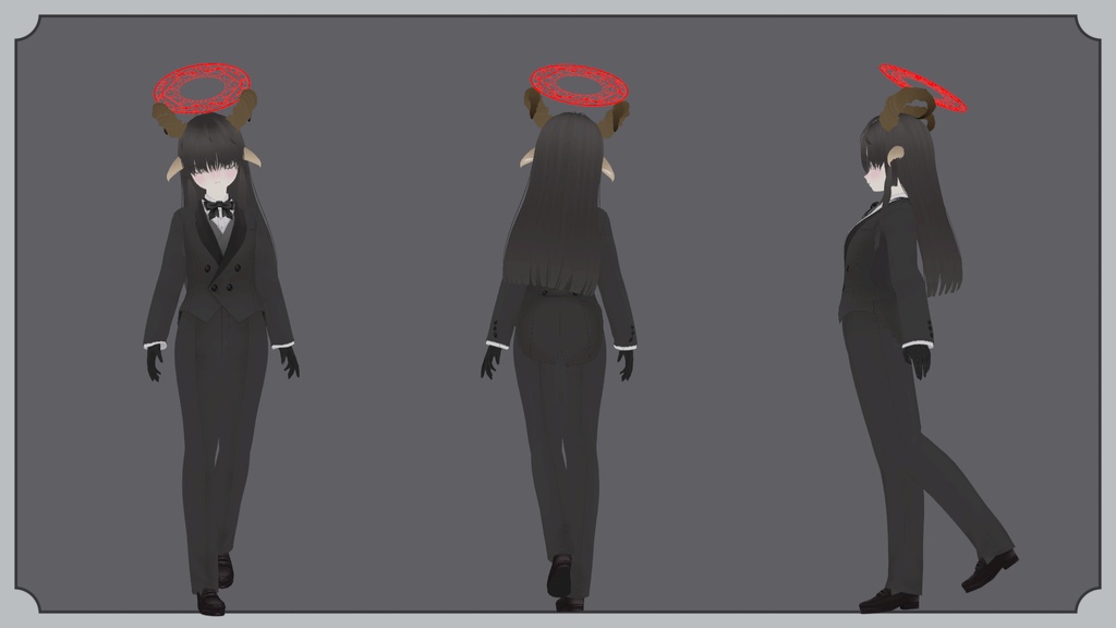 【VRChat想定】 魔法陣っぽいヘイロー 【無料版あり】