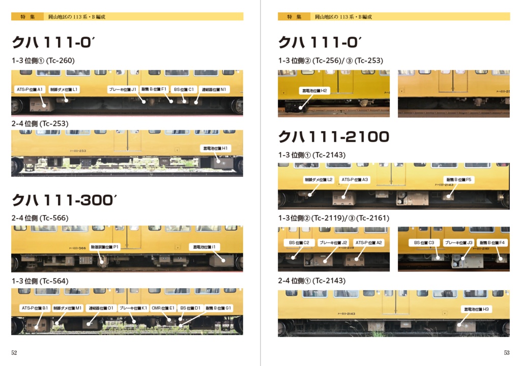 日本かぼちゃ電車学会誌 別冊vol.4 岡山地区の113系・B編成