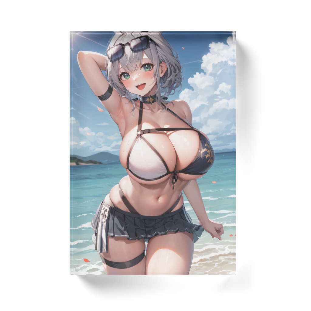 白銀ノエル アクリルブロック ホワイトタイプ