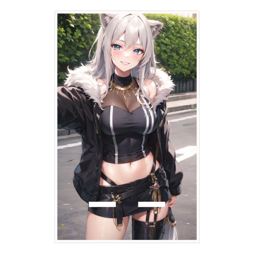 獅白ぼたん アクリルスマホスタンド