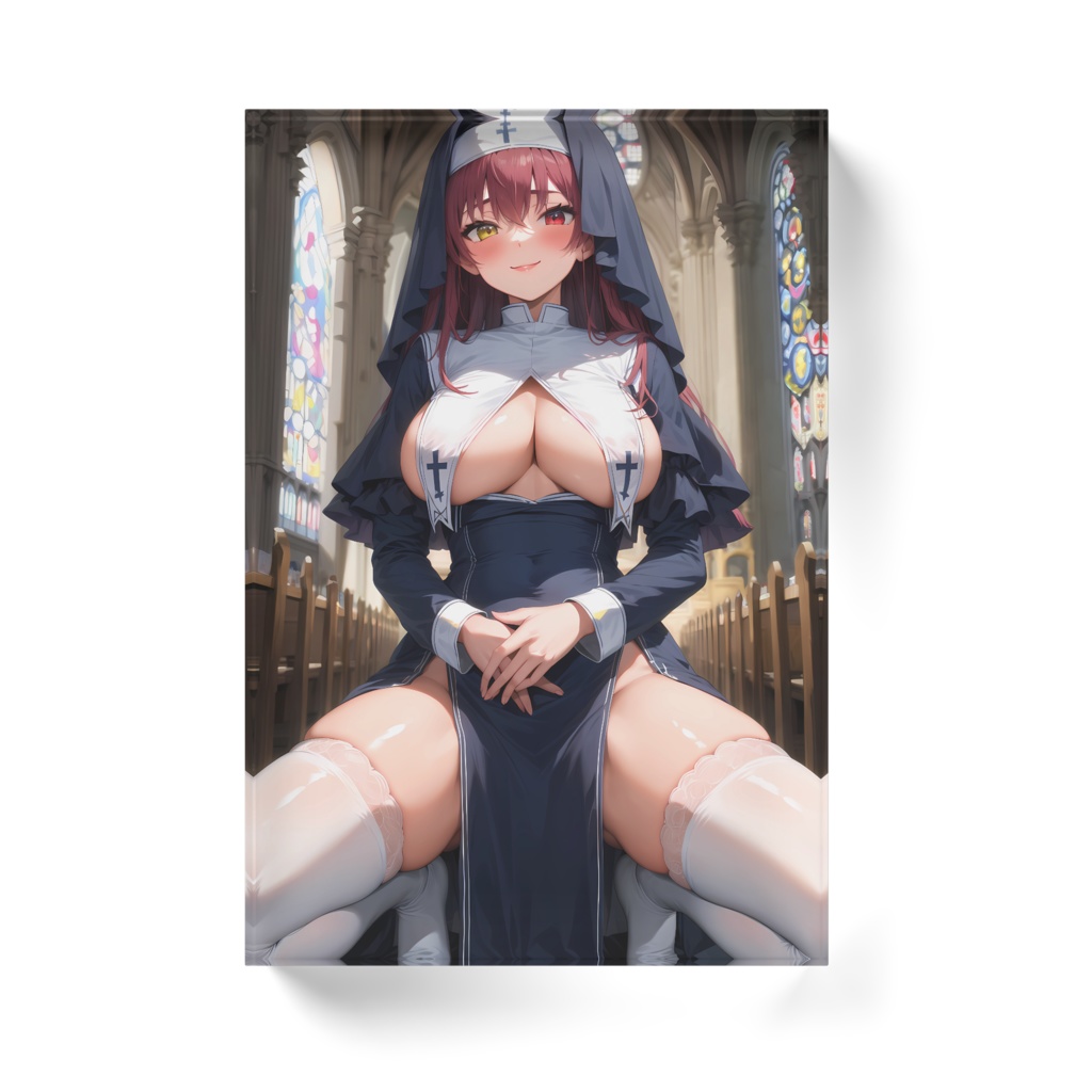 宝鐘マリン アクリルブロック ホワイトタイプ