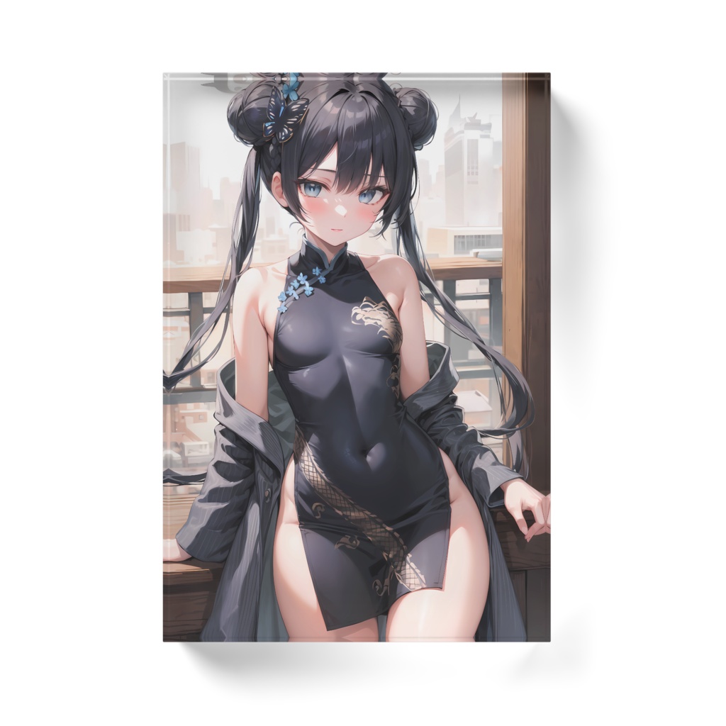 竜華キサキ アクリルブロック ホワイトタイプ