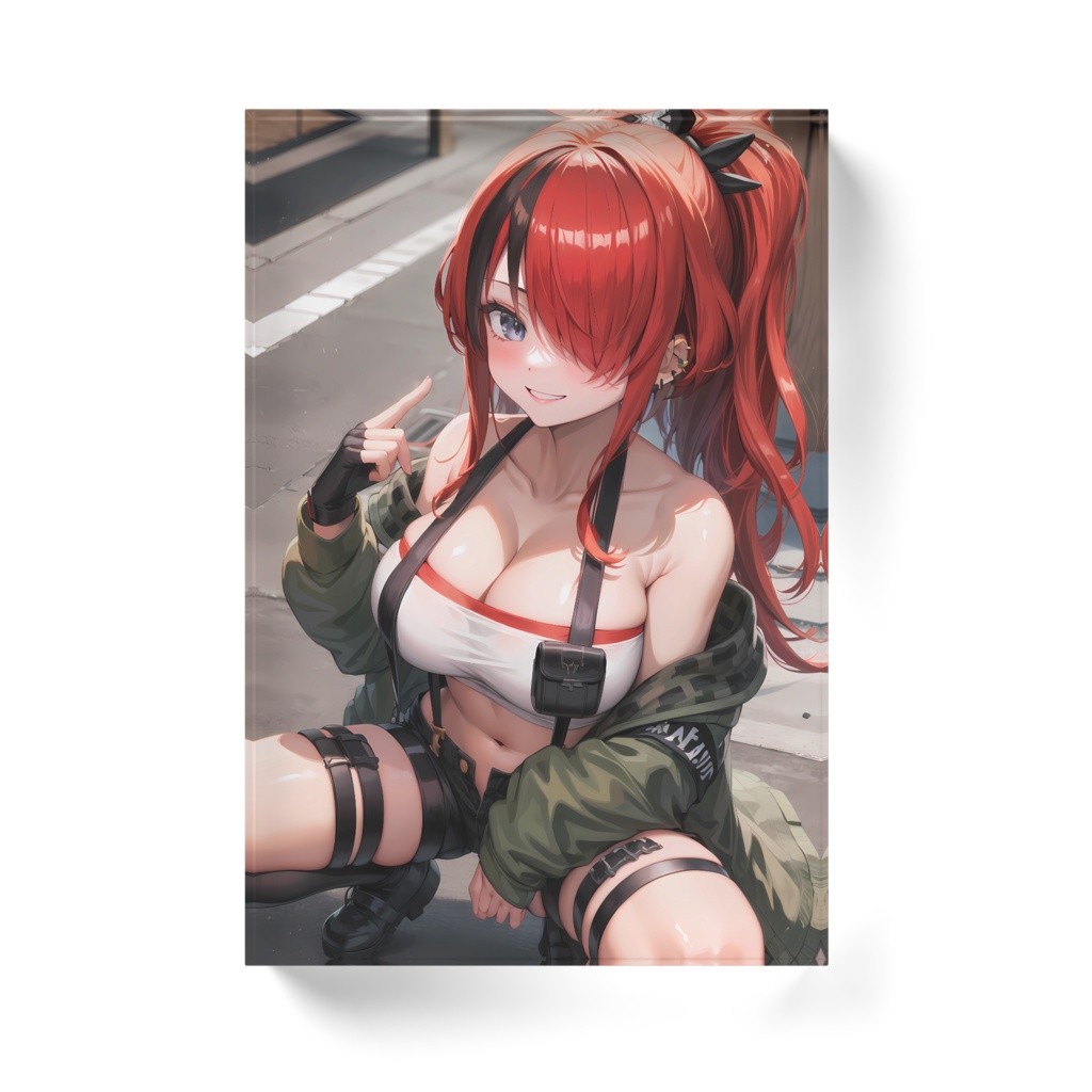 レイン・パターソン アクリルブロック ホワイトタイプ