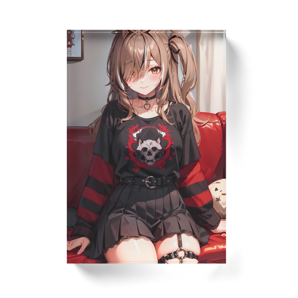 七詩ムメイ アクリルブロック ホワイトタイプ