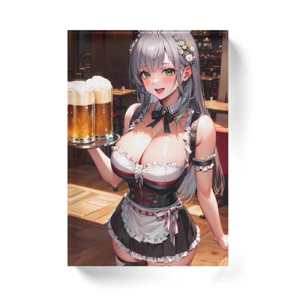 白銀ノエル アクリルブロック ホワイトタイプ