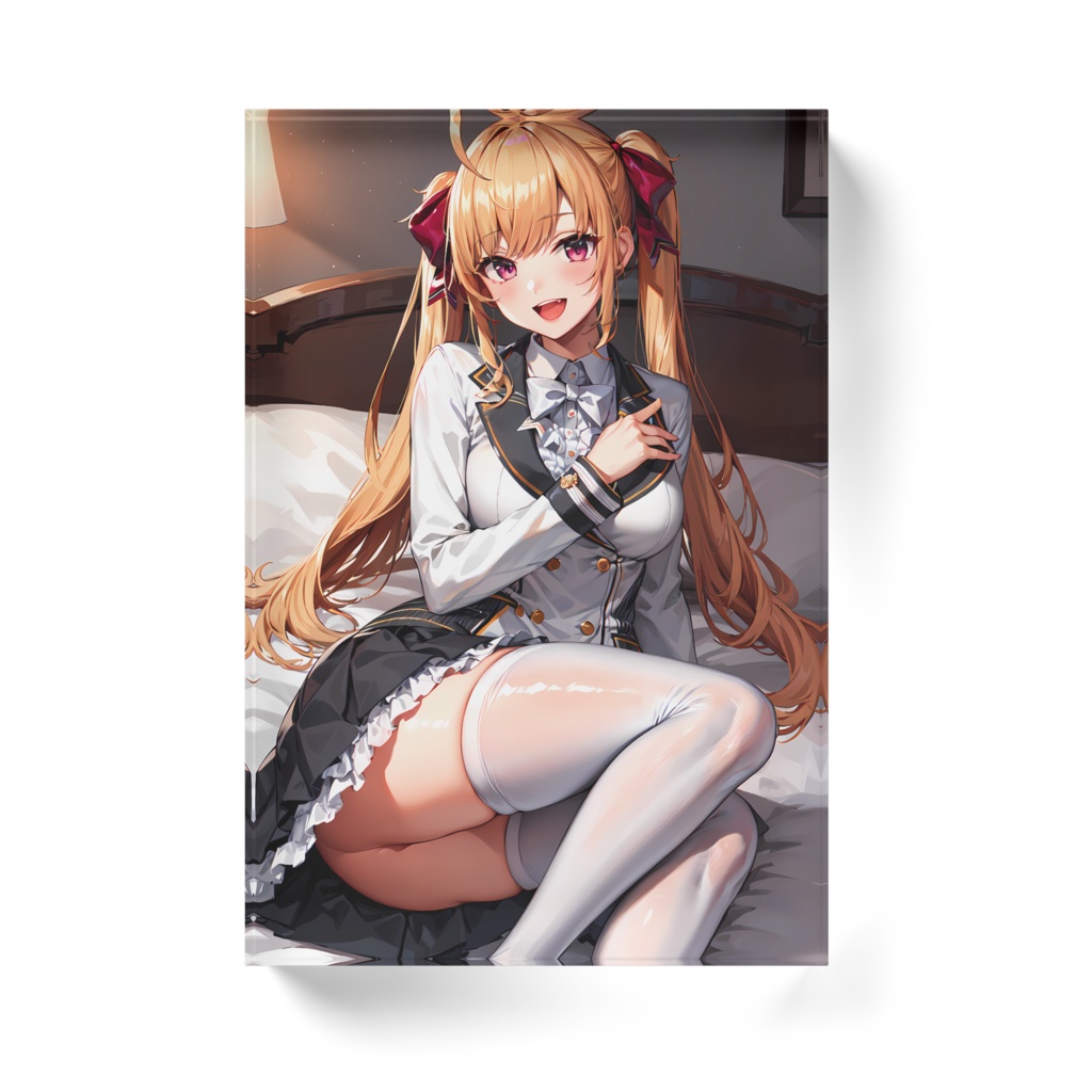 鷹宮リオン アクリルブロック ホワイトタイプ